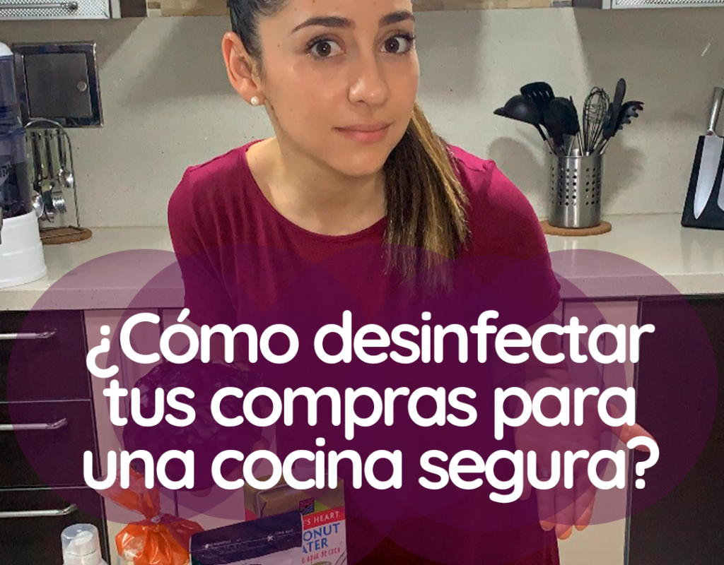 cómo desinfectar tus compras para una cocina segura