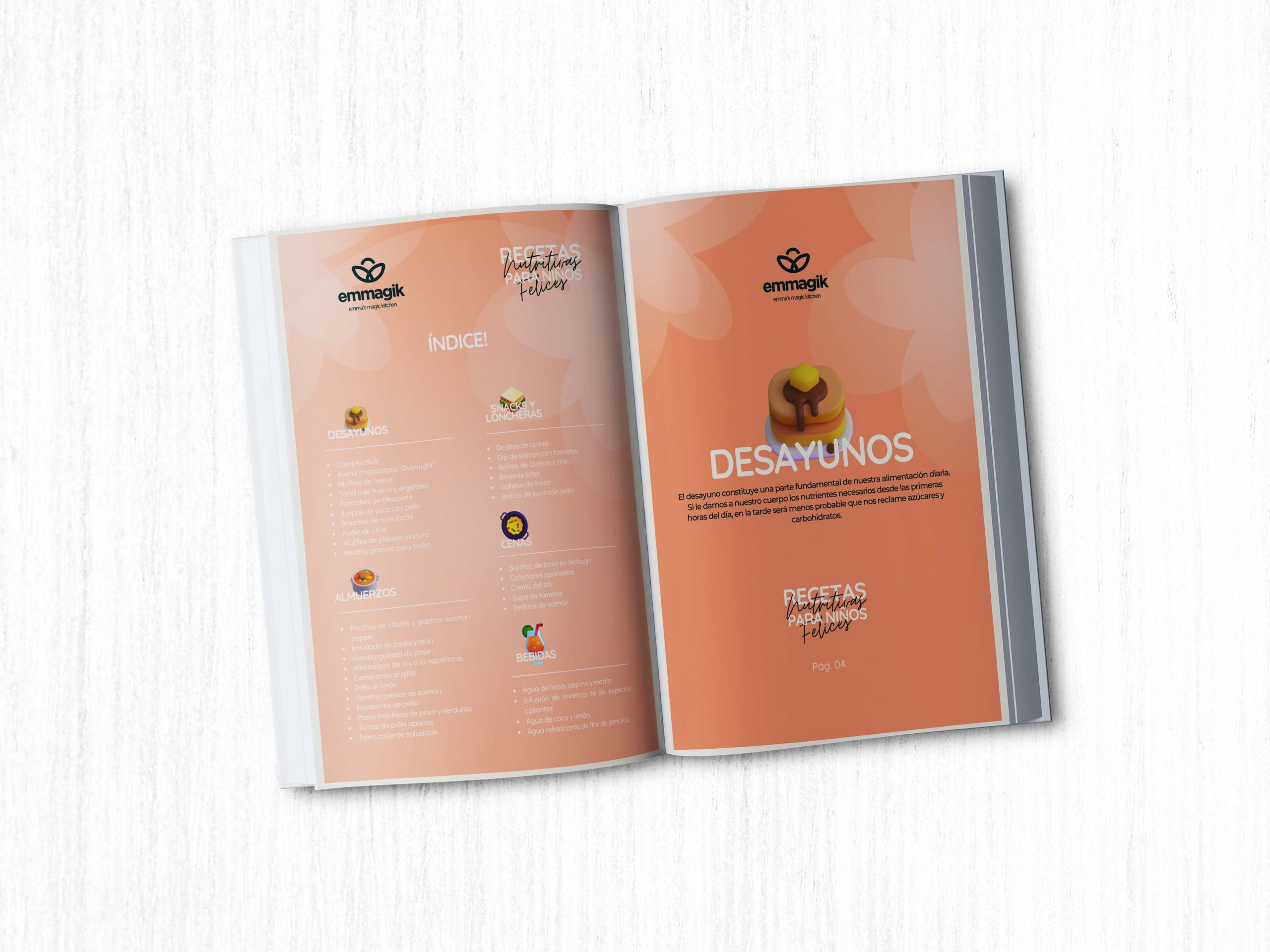 Ebook: recetas nutritivas para niños felices